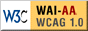 W3C WAI-AA Compliant badge